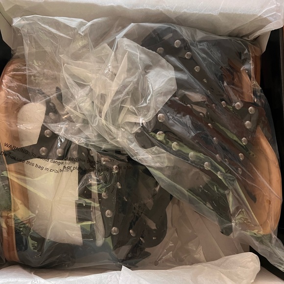 SOLD!! Torrid Black Studded Gladiator Sandals - Picture 5 of 5